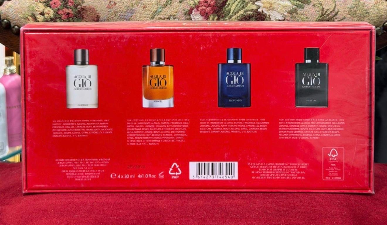 Giorgio Armani Aqua Di Gio for man 4×30 ml-Мъжки Парфюм - Image 3